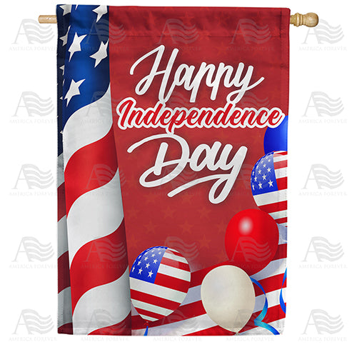 America Forever Independence Day Party House Flag
