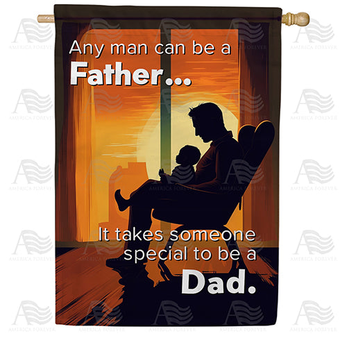 America Forever Special Man To Be Dad House Flag