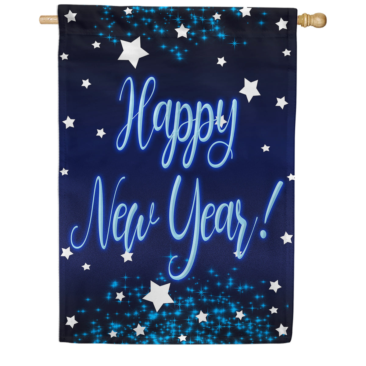 America Forever New Year Starlight House Flag
