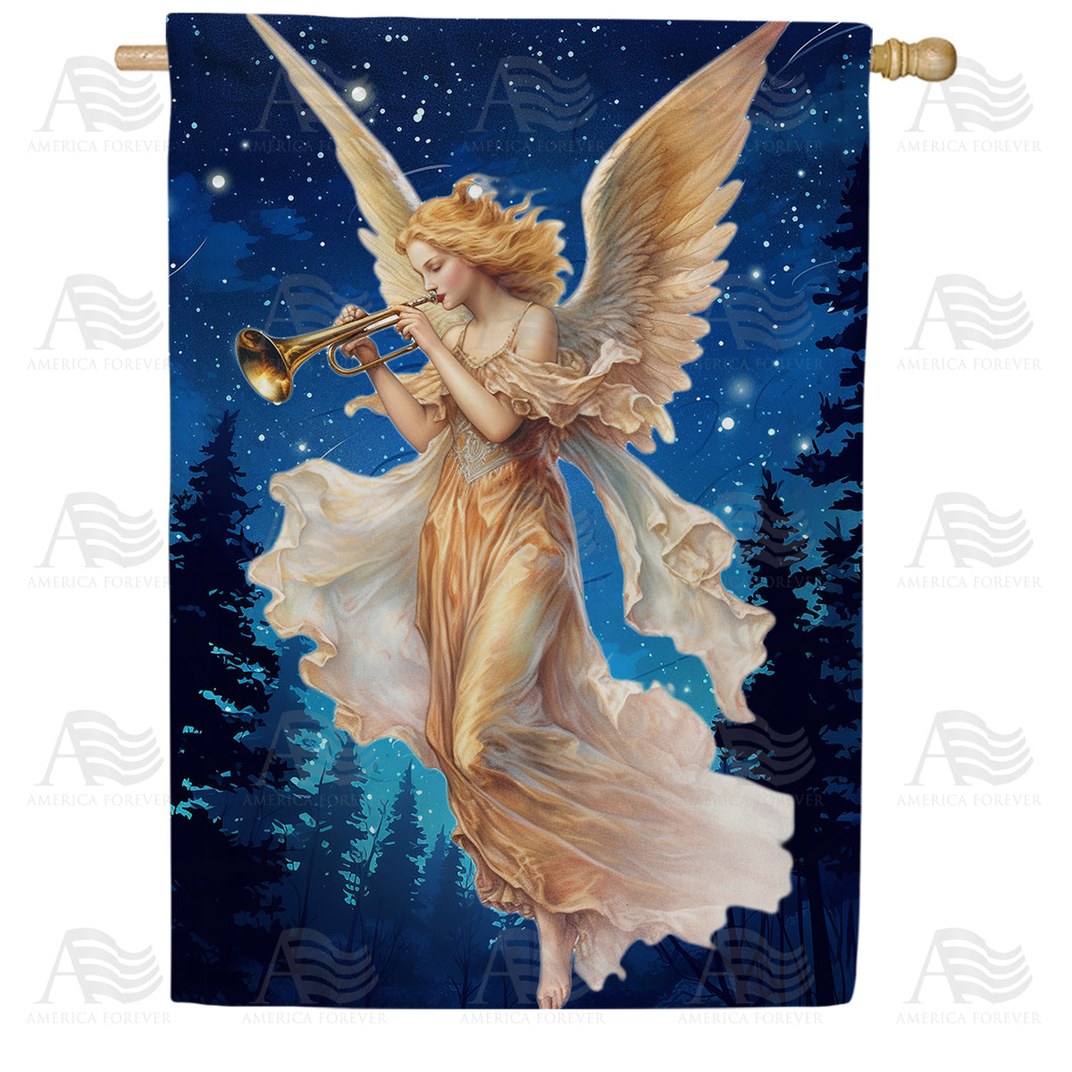 America Forever Heavenly Music House Flag