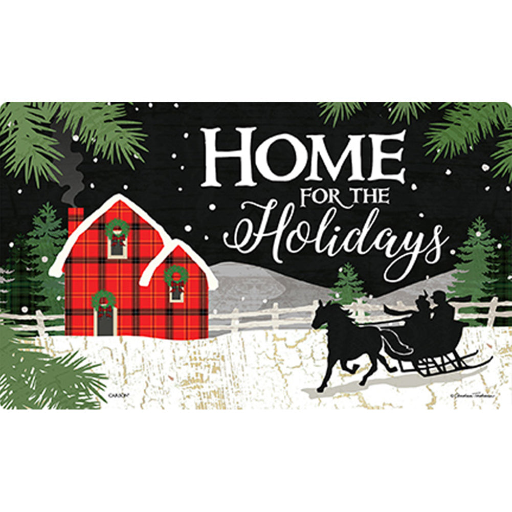 Carson Home for the Holiday Doormat