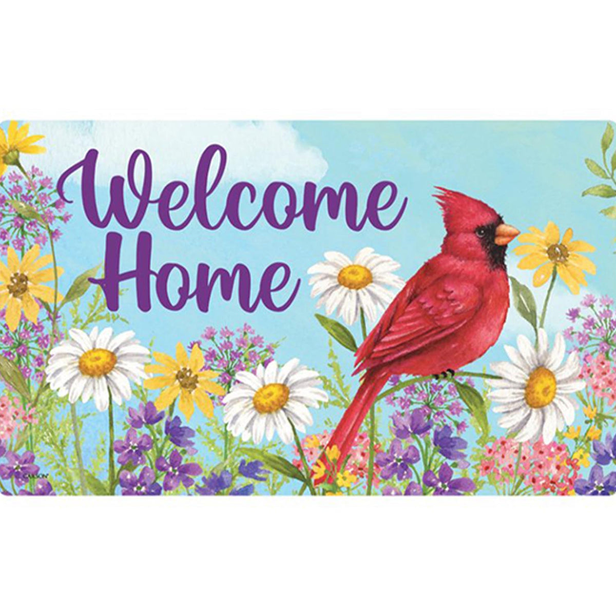 Carson Summer Cardinal Doormat