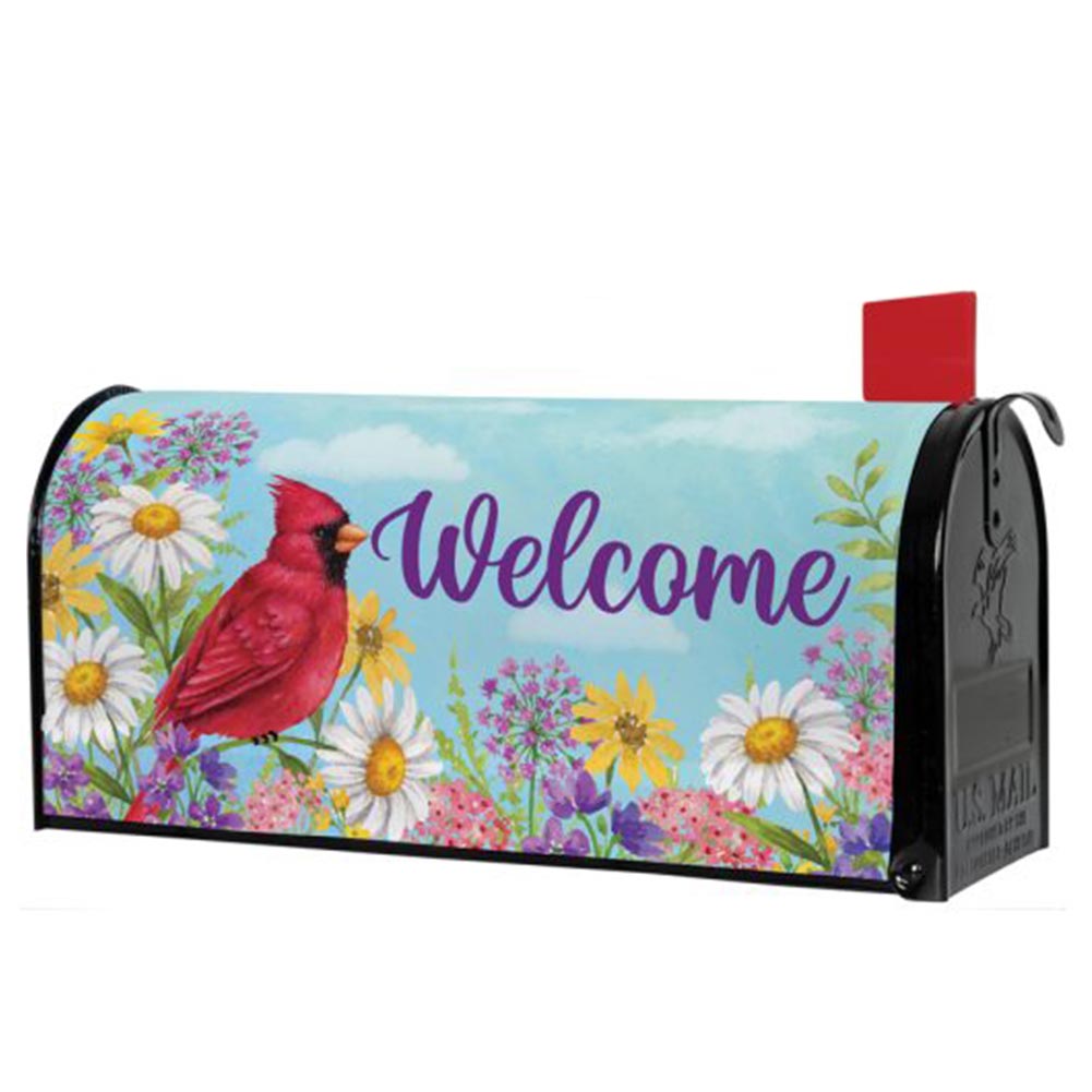 Carson Summer Cardinal Mailbox Cover