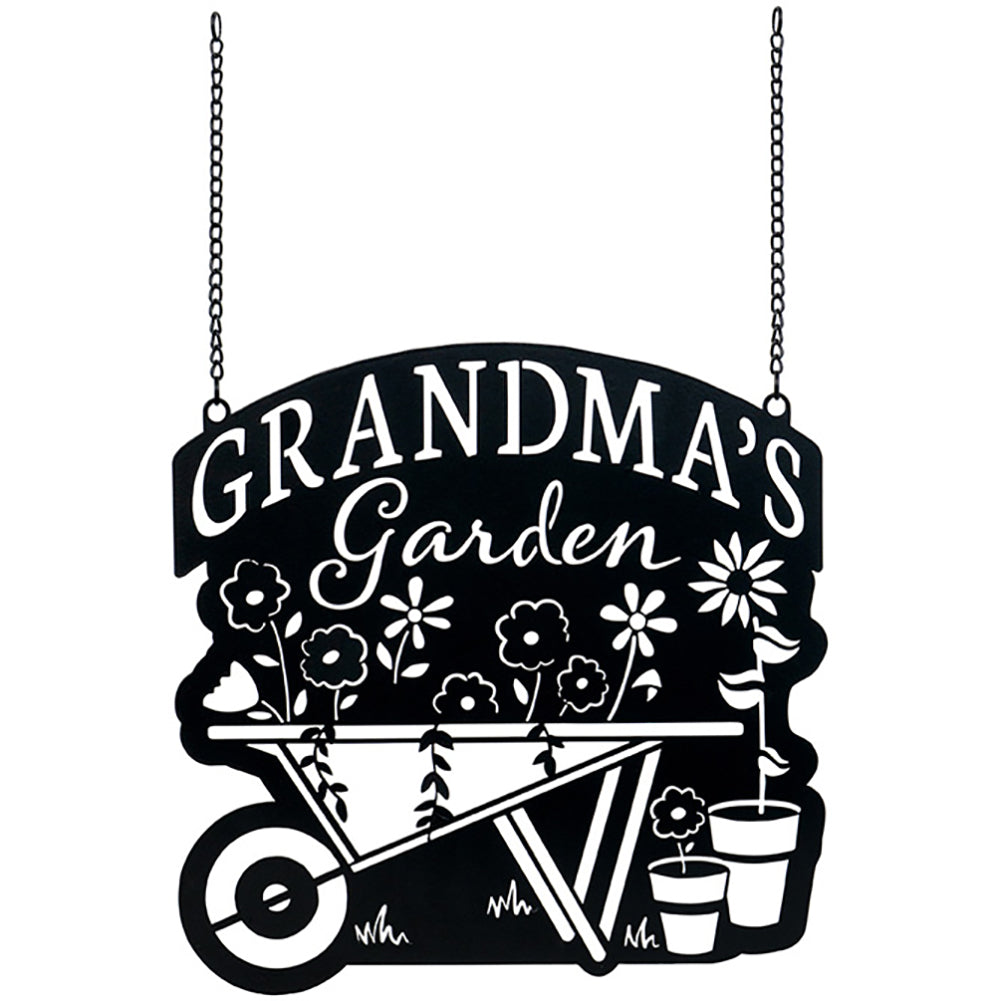 Carson Grandma's Garden Metal Garden Flag