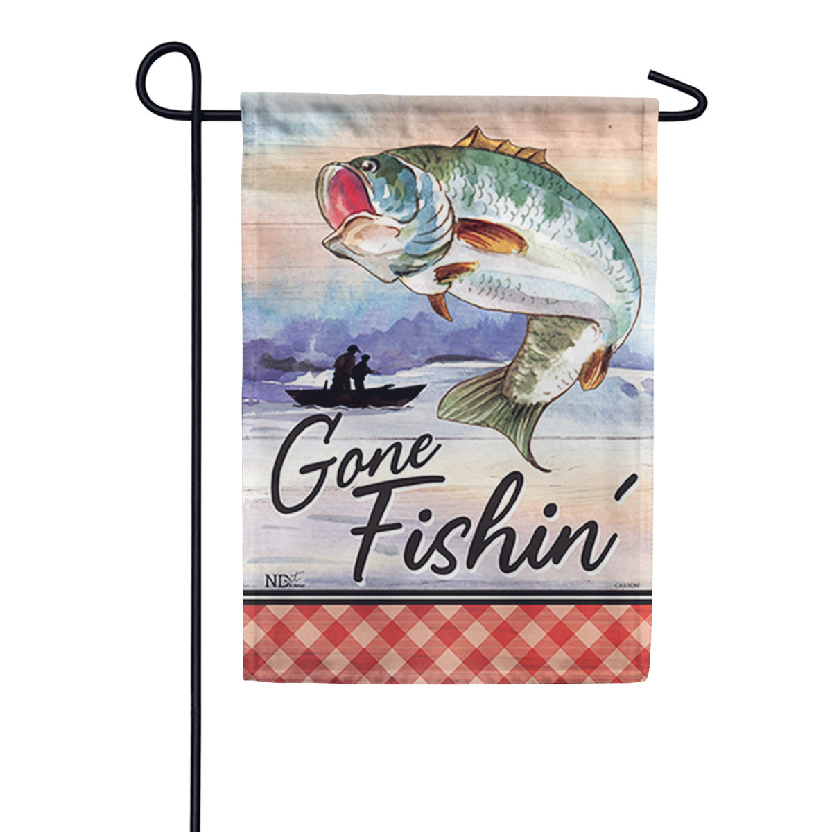 Carson Lodge Fishing Dura Soft Garden Flag