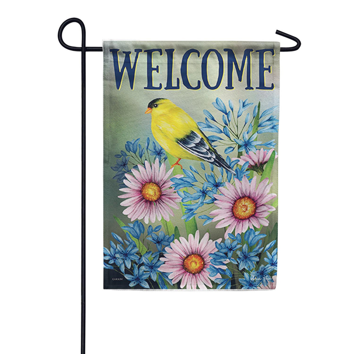 Carson Pink & Gold - Garden Flag