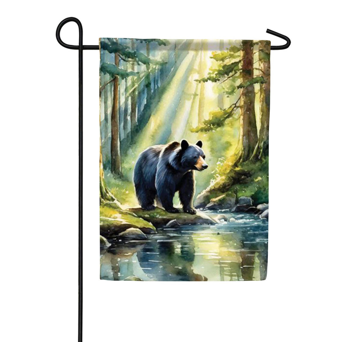Carson Morning Light Bear Garden Flag