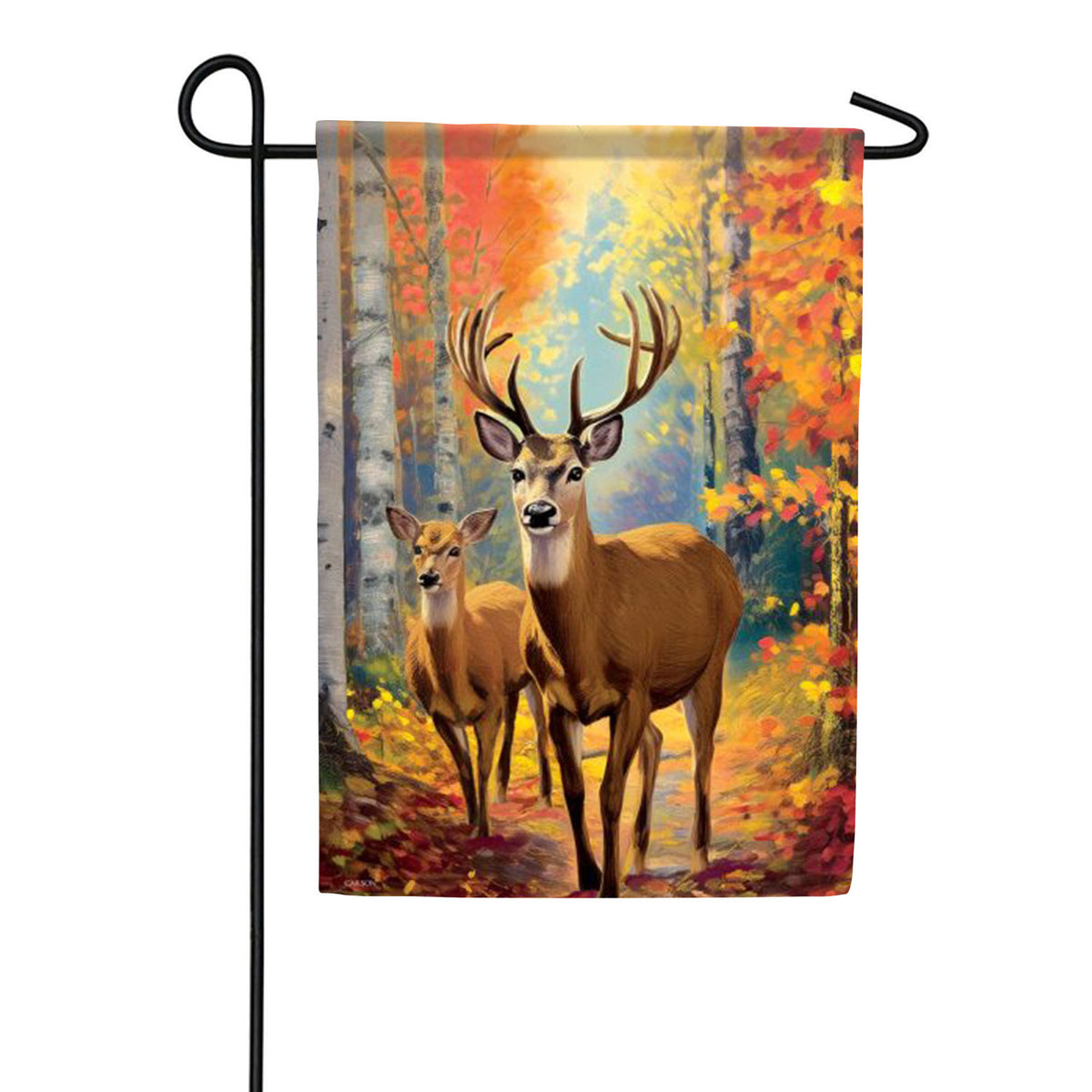 Whitetail Deer Garden Flag