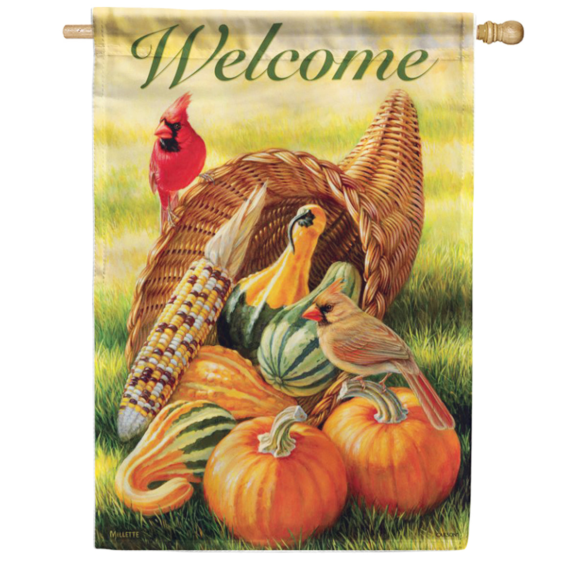 Carson Plentiful Fall House Flag