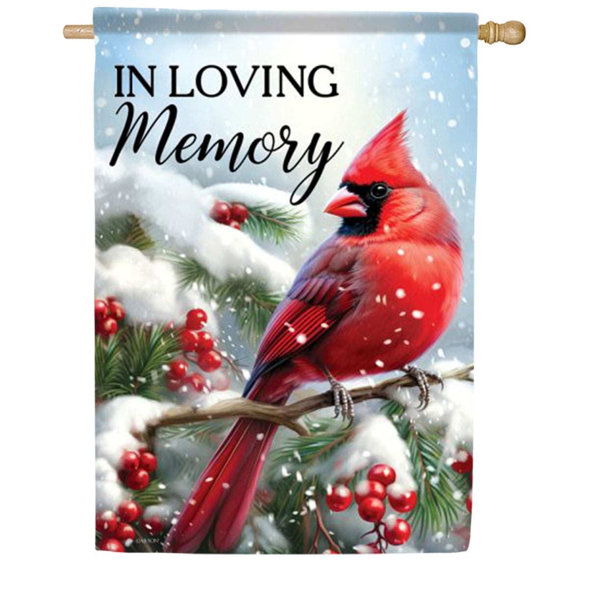 Carson In Loving Memory House Flag