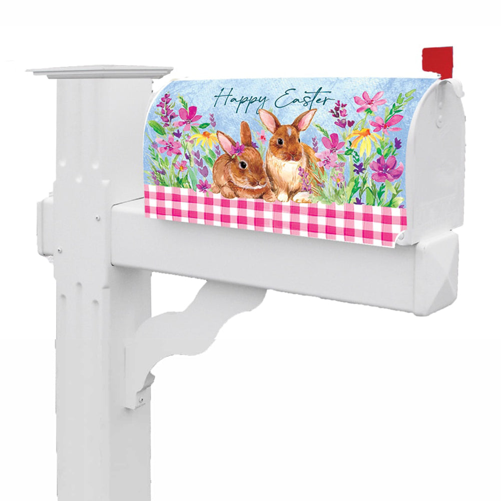Custom Decor Sweet Bunnies Mailbox Cover
