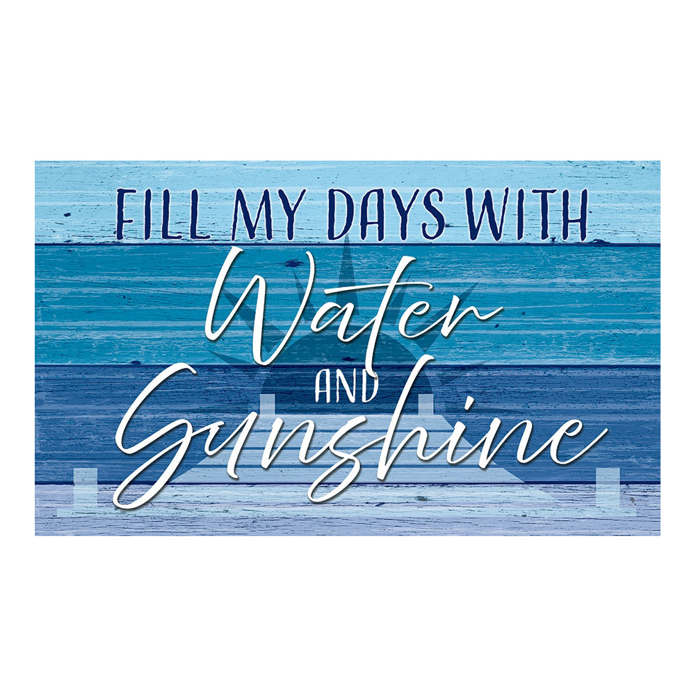 Custom Decor Lake Water Doormat