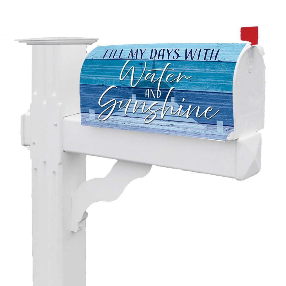 Custom Decor Lake Water Mailbox Cover