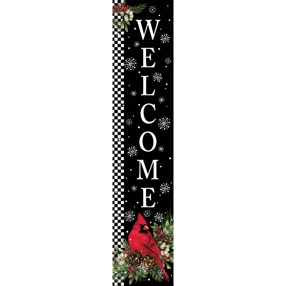 Custom Decor Yard Expression - Cardinal Pine Cones