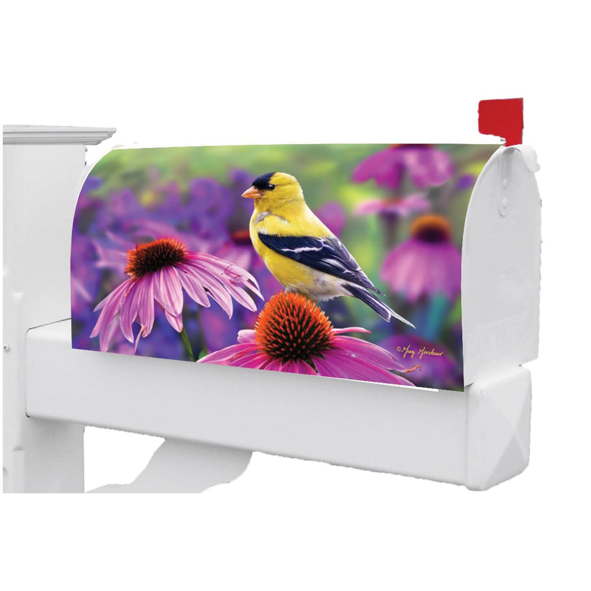 Custom Decor Goldfinch Glory Mailbox Makeover