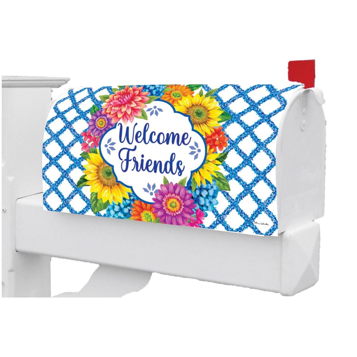 Custom Decor Floral Vines Mailbox Makeover