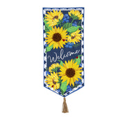 Evergreen Sunflower Welcome Everlasting Impressions Textile Decor