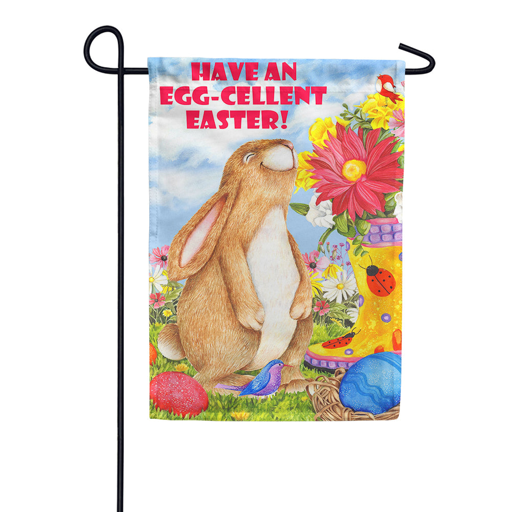 Toland Egg-celent Easter Garden Flag