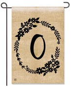 Rustic Monogram “O” Garden Flag