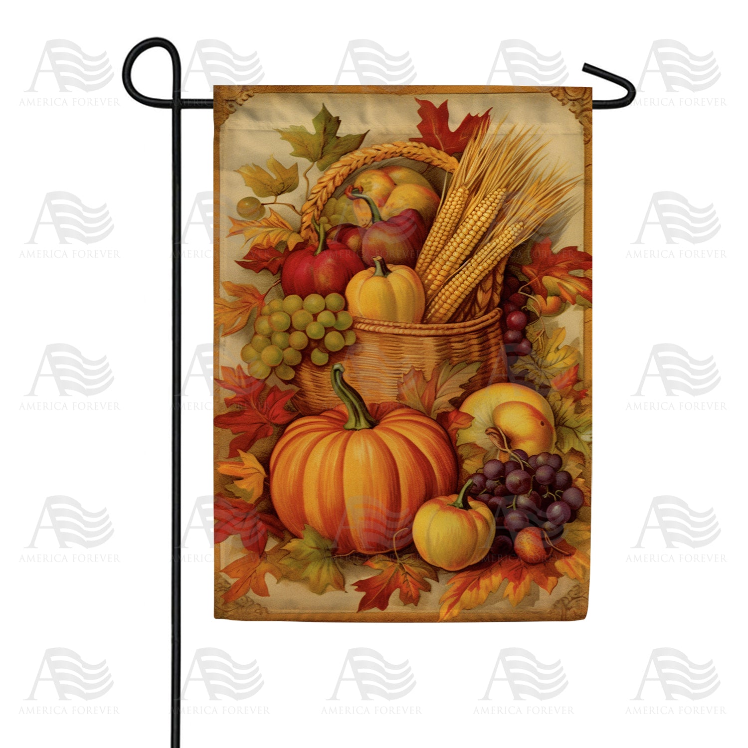 Picture Perfect Harvest Garden Flag