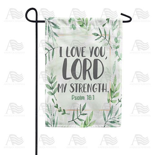 I Love You Lord Garden Flag