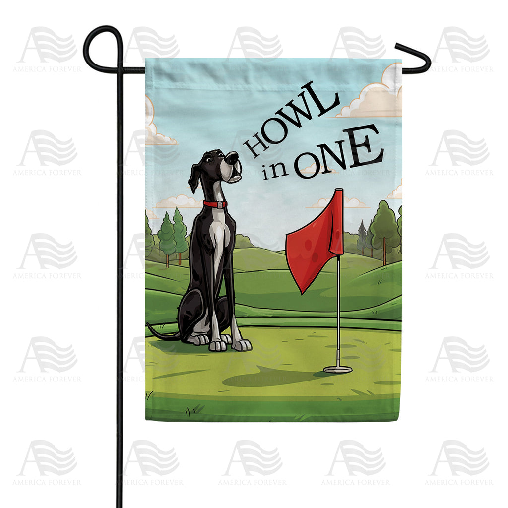 Canine Golf Garden Flag
