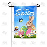 Happy Easter Bunny Garden Flag