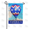 Beautiful America Hot Air Balloon Garden Flag