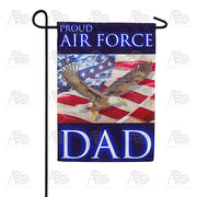 Proud Air Force Dad Garden Flag