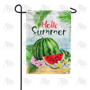 Hello Sweet Summer Garden Flag