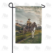 Tall In The Saddle Garden Flag