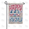 Independence Day Gnomes Garden Flag