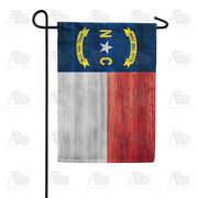 North Carolina State Wood-Style Garden Flag
