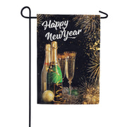 New Year Party Garden Flag