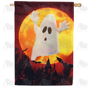 Ghostly Spirit House Flag