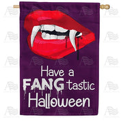 Fangtastic Halloween House Flag
