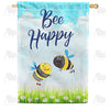 America Forever The Buzz Is Bee Happy! House Flag