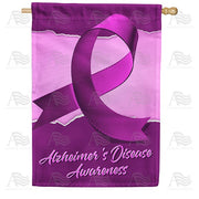 Alzheimer's Disease Awareness House Flag