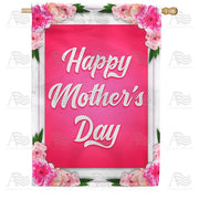 Mother's Day Pink Blossoms House Flag
