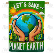 Earth Day Environmental Awareness House Flag