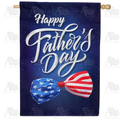 Father's Day Bow Tie House Flag