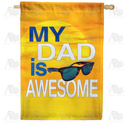 Awesome Dad House Flag