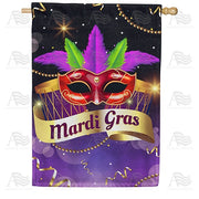 Beat The Drums! It's Mardi Gras! House Flag