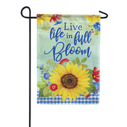 Live Life Dura Soft Garden Flag