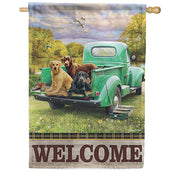 Truck Bed Pups Dura Soft House Flag