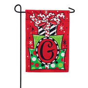 Gift Stack Monogram G Garden Flag