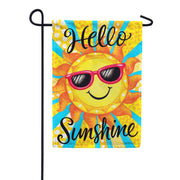 Hello Sunshine Garden Flag