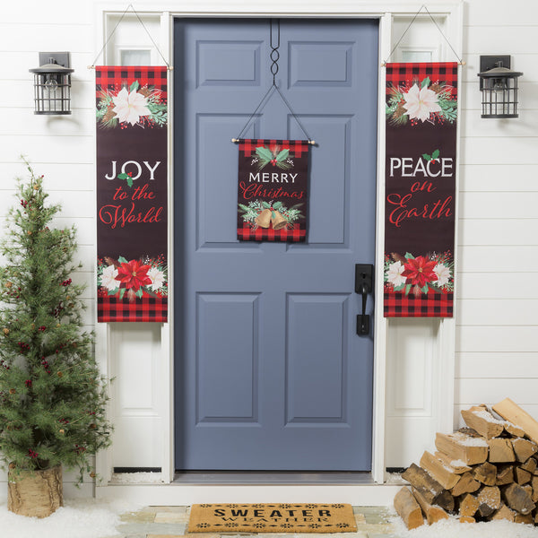 Christmas Joy & Winter Wishes Reversible Door Banner Kit
