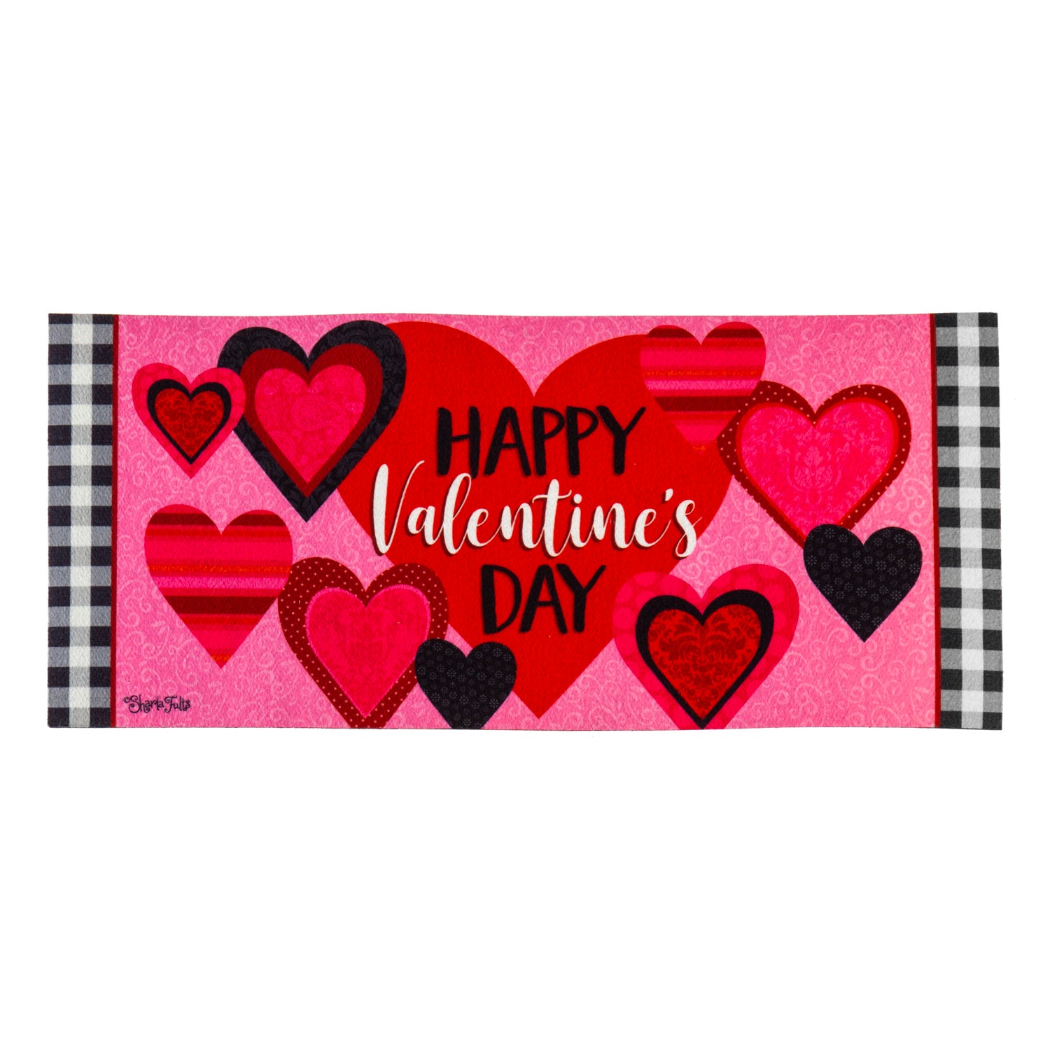 Patterened Valentine Hearts Sassafras Switch Mat (22