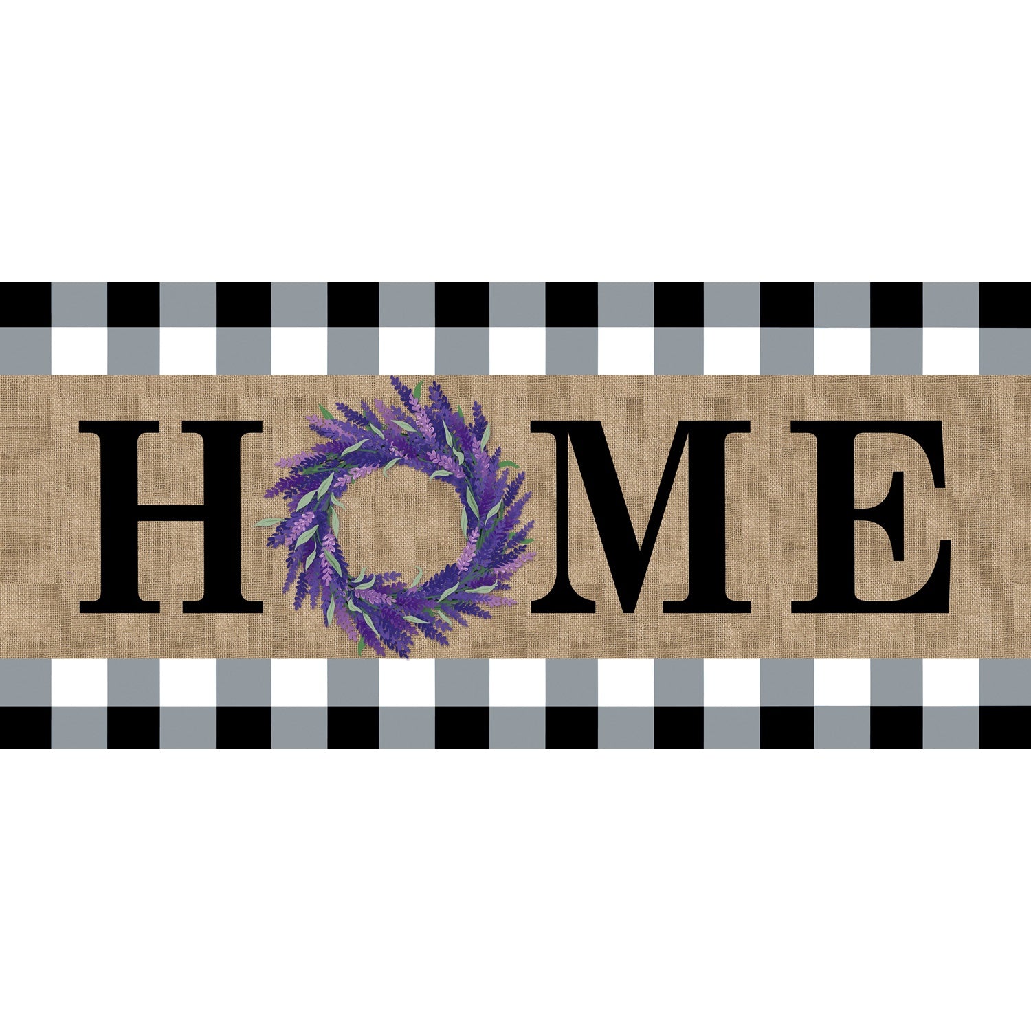HOME Lavender Wreath Sassafras Switch Mat (22